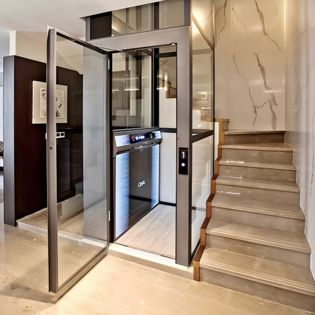 Mini Escalator Modern Panoramic Home Elevator for Outdoor Passenger Lift