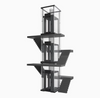 Mini Modern Panoramic Aluminum Hydraulic Outdoor Elevator for Villa & Hotel