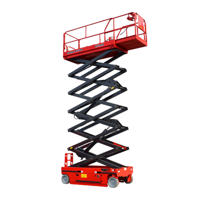 High Quality Small Electric Scissor Lift Platform Basic Hydraulic Vertical Lift with Pump Engine Core for Construction