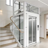 New Mini Modern Panoramic Outdoor Elevator Aluminum Profile Hydraulic Drive Residential Apartment Hotel Villa Gearless