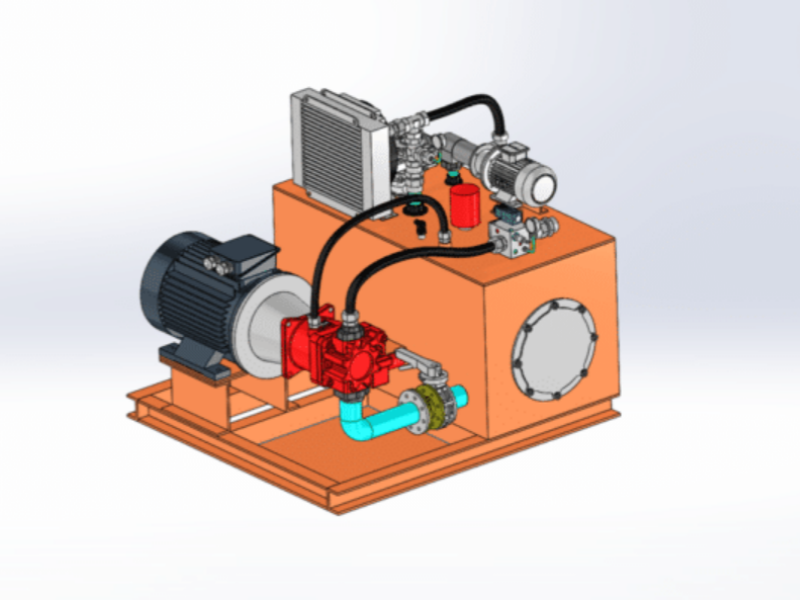 How To Handle Waste Oil And Contaminants in A Hydraulic Pump Station?