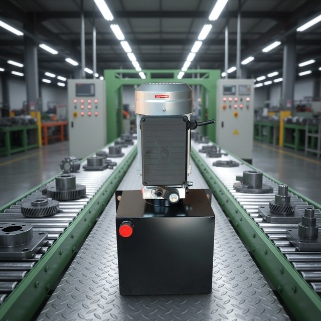 Oudi 3-4 KW 5 HP 250 Bar Hydraulic Gear Pump Power Unit with 1 Year Warranty and 3/4 in Connection