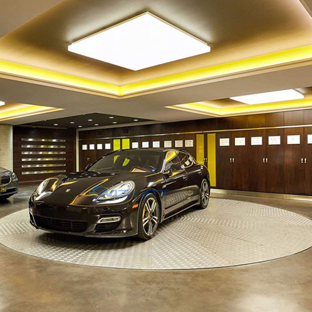 Custom Fully Hydraulic Car Parking Turntable - 360° Rotating Steel Display Platform Wholesale