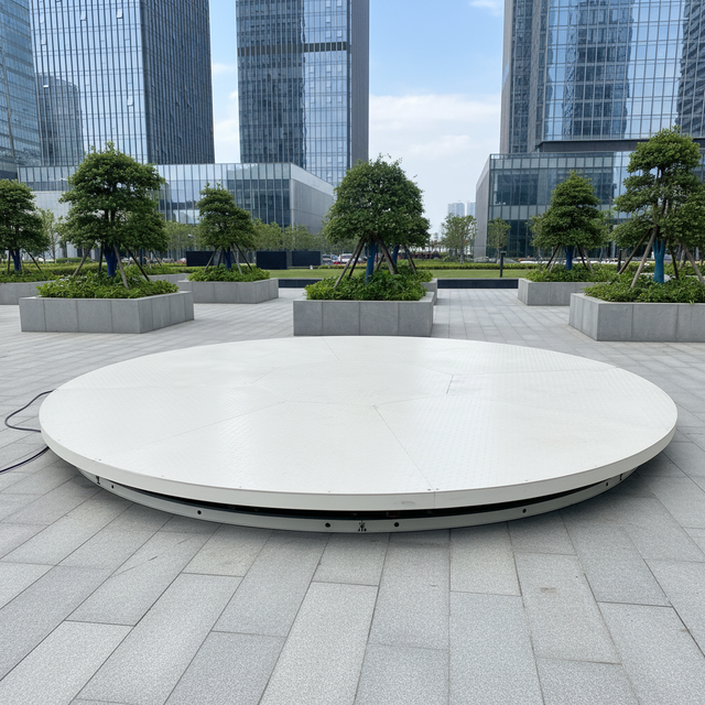 Wholesale 360-Degree Rotating Steel Car Turntable Display Platform Construction Sales Parking Lift Motor Gearbox Engine for Parking LotsCustomized