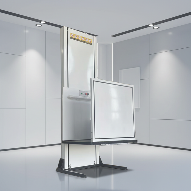 Contemporary Single Commodity Freight Elevator Pumping Station Aluminum Alloy Oudi ODWDT-003 1 Year Warranty Hospital Villa