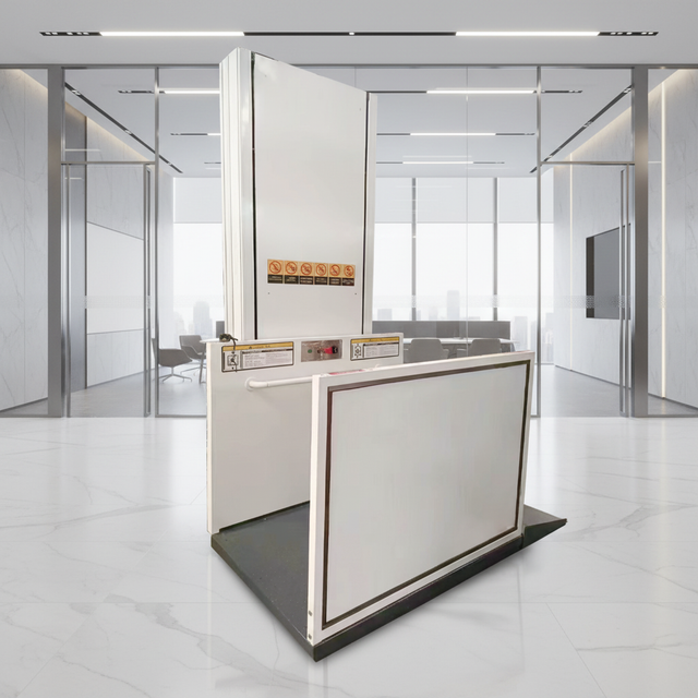 Contemporary Aluminum Alloy Freight Elevator for Hotels Hospitals Villas-Oudi ODWDT-005 Model 1 Year Warranty