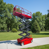 New Manufacturer Direct Oudi Electric Scissor Lift Platforms 4m-12m Fully Hydraulic System 300kg Capacity Steel Construction for